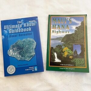 The Ultimate Kauai Guidebook 1995 & Maui's Hana Highway Book Bundle